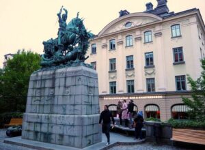 Teambuilding activity and corporate treasure hunt in the Stockholm's Old Town